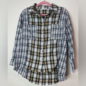 Promesa - Boutique Plaid Shirt - Black and Tan